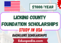 Licking County Foundation Scholarships for 2025