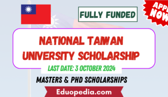 National Taiwan University Scholarships 2025 (Fully Funded)