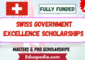 Swiss Government Excellence Scholarships 2024-2025