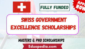 Swiss Government Excellence Scholarships 2024-2025