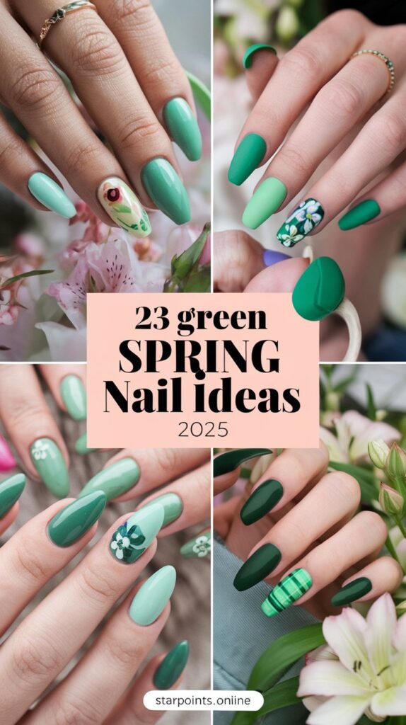 23 Green Nail Ideas