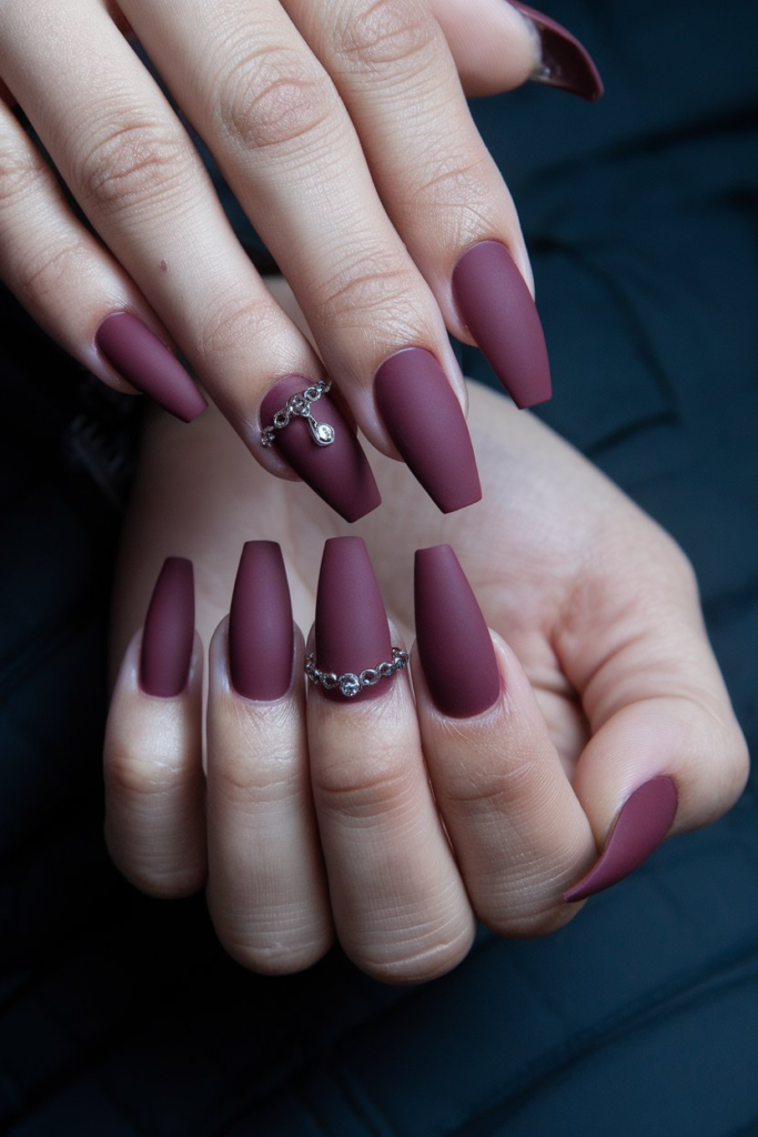 Matte Maroon Finish