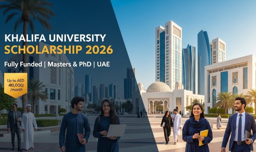 Khalifa University Scholarship 2026-2027