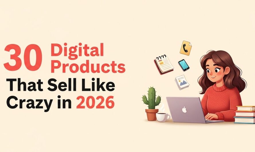30 Digital Products Flying Off Virtual Shelves in 2026