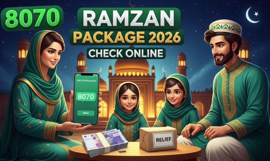 How to Use 8070 Web Portal 2026 to Check Eligibility and Register for the Ramzan Relief Package Online