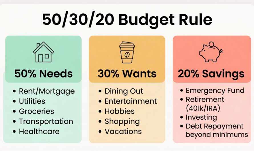 The 50/30/20 Budget Rule Explained: A Simple System That Actually Works.