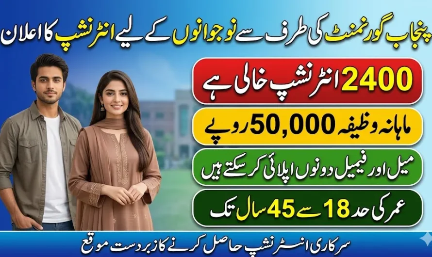 Chief Minister Punjab IT Internship Program 2026 – Apply Online for 2400+ Paid Internships