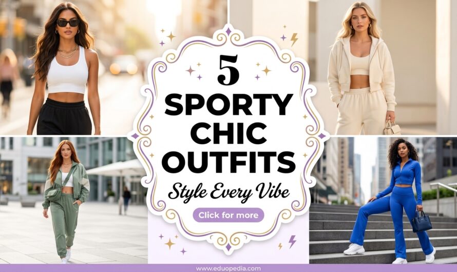 5 Outfit Ideas With Sporty Chic Style