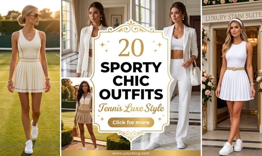 Ace U.S. Open Style With These 20 Sporty Chic Outfit Ideas
