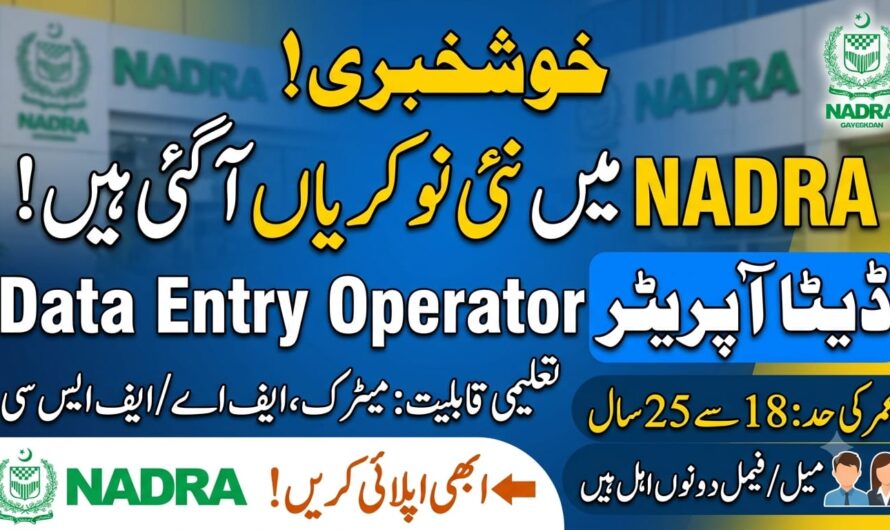 NADRA Jobs 2026 – Latest September Recruitment | Apply for Junior Executive Jobs