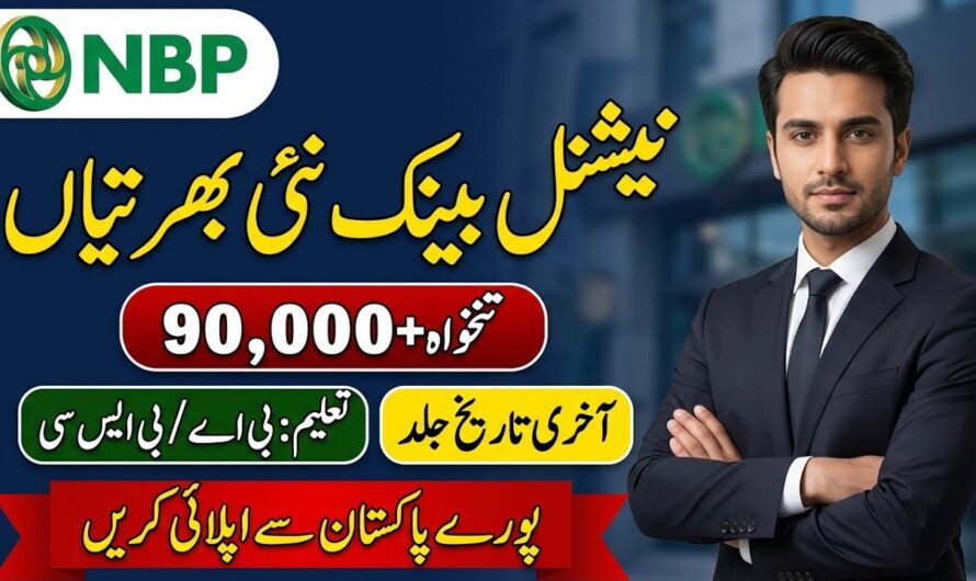 National Bank of Pakistan Jobs 2026 –  Credit Officer