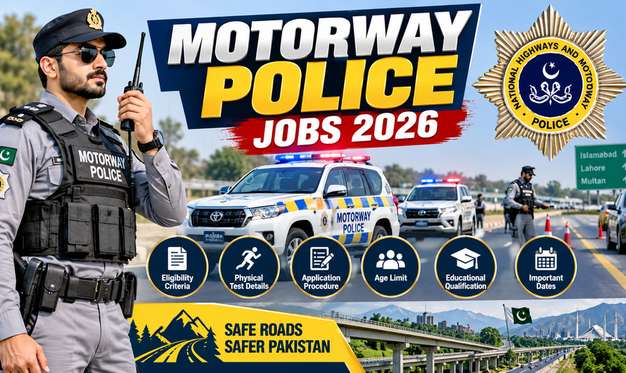 Motorway Police Jobs 2026 – ASV / Senior Assistant Patrol Officer (BS-11) Eligibility, Physical Test and Application Guide